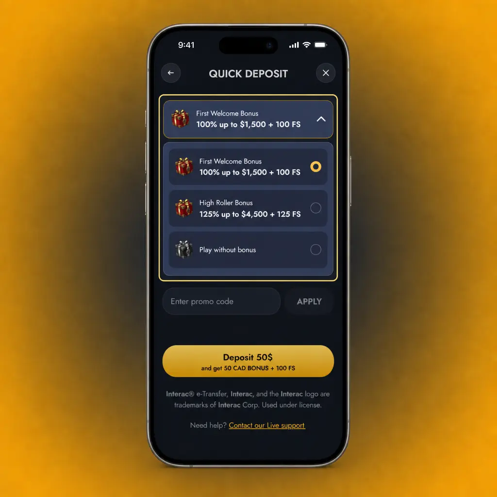 Steps to claim WishKing welcome bonus: register, deposit $20+, select 100% bonus, use funds on eligible games