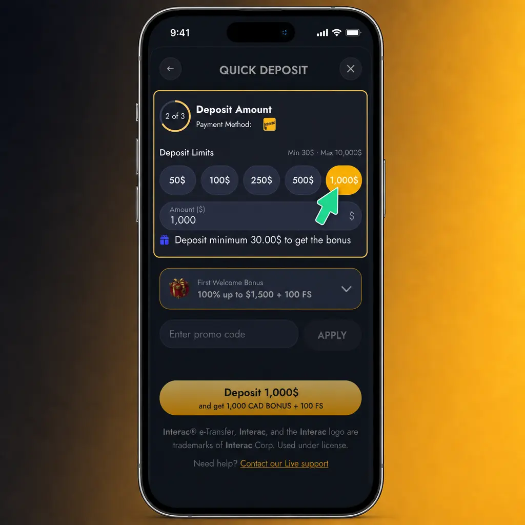 Step-by-step guide showing how to deposit money in WishKing using bank transfer, crypto, cards, or e-wallets