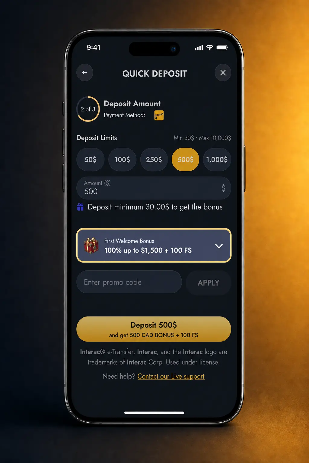 Step-by-step guide showing how to log in, select Slots, search games, and spin at WishKing Casino