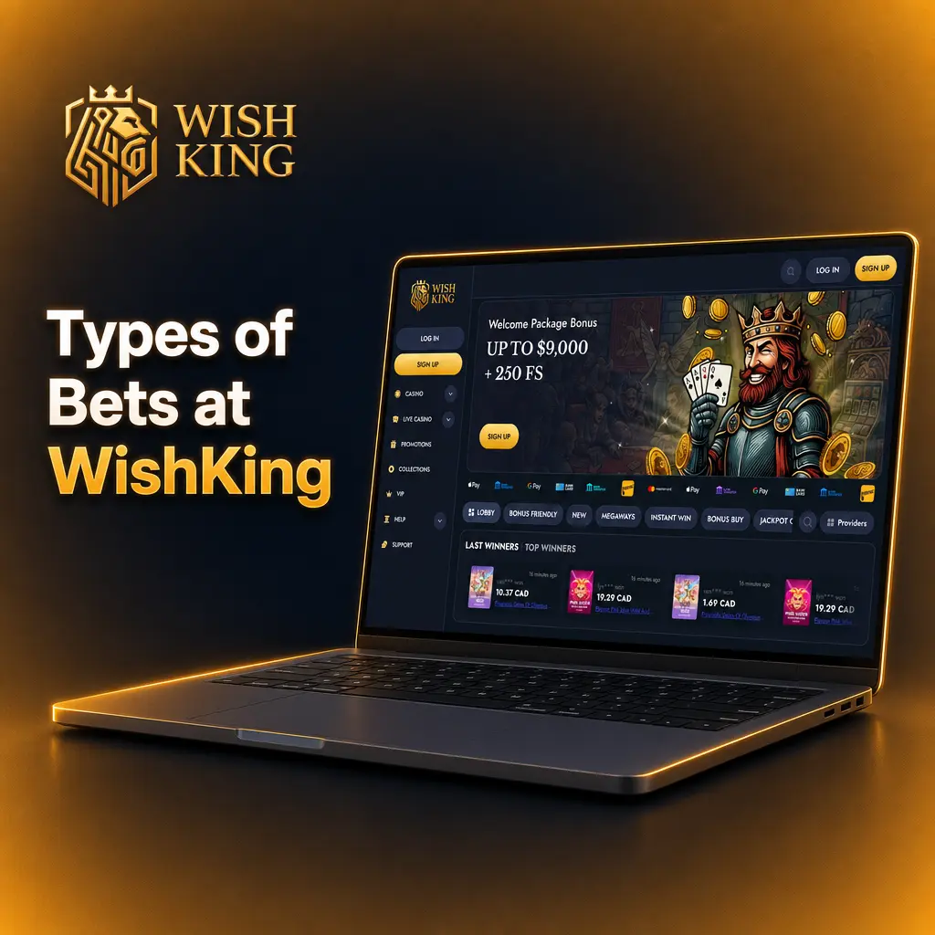 Diagram showing WishKing's three bet slip types: Single, Express, and System betting formats